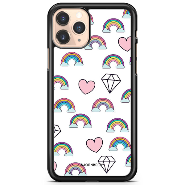 Bjornberry Hårdskal iPhone 11 Pro - Regnbågar Diamanter