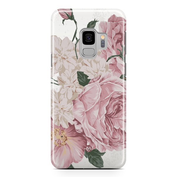 Bjornberry Samsung Galaxy S9 Premium Skal - Pink Roses