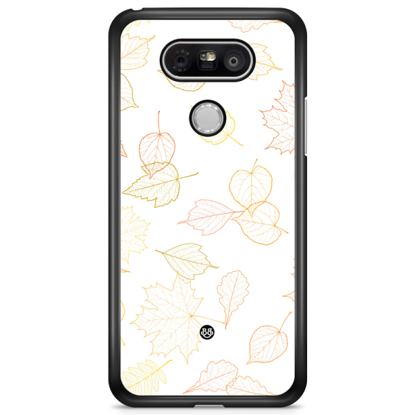 Bjornberry Skal LG G5 - Vit med Löv