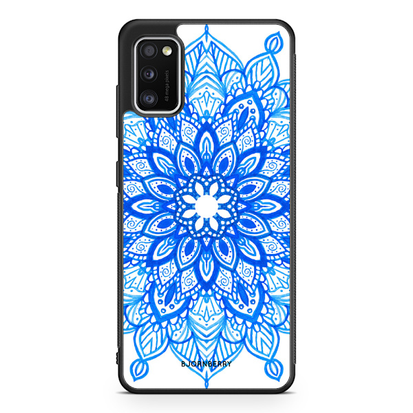 Bjornberry Skal Samsung Galaxy A41 - Blå Mandala
