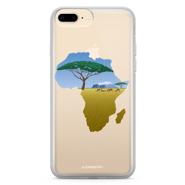 Bjornberry Skal Hybrid iPhone 7 Plus - Afrika Blå