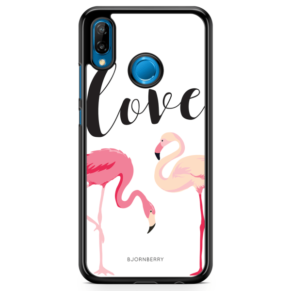 Bjornberry Skal Huawei P20 Lite - Love Flamingo