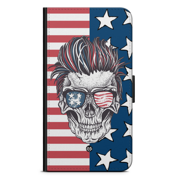 Bjornberry Google Pixel 7 Pro Fodral - USA Dödskalle