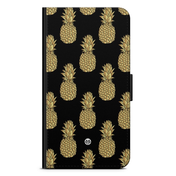 Bjornberry Fodral Samsung Galaxy S22 Plus - Guldiga Ananas