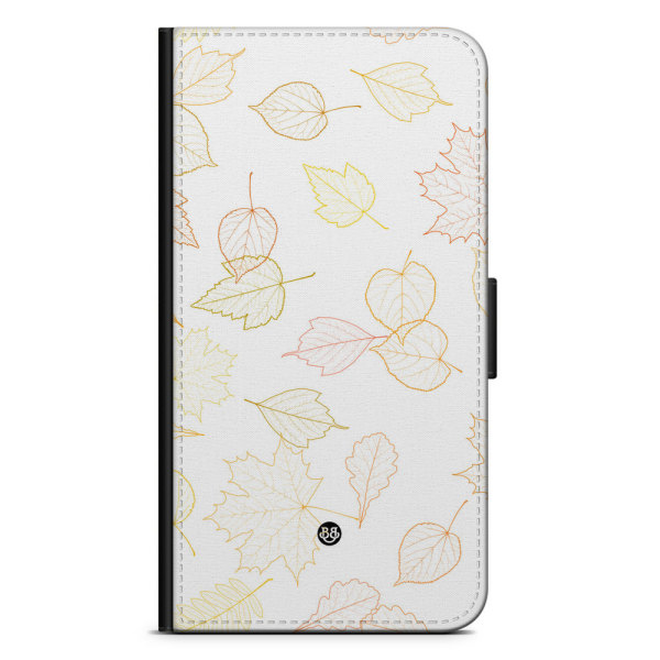 Bjornberry Fodral Motorola Moto G31/G41 - White and Leaves