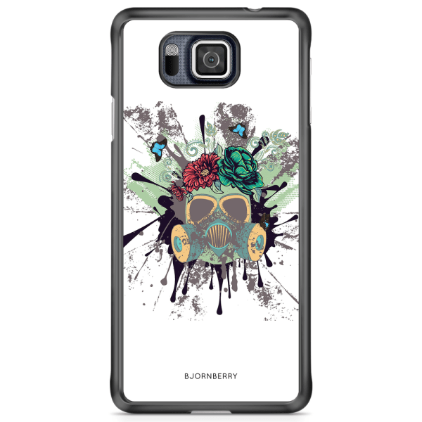 Bjornberry Skal Samsung Galaxy Alpha - Gas Mask Blommor