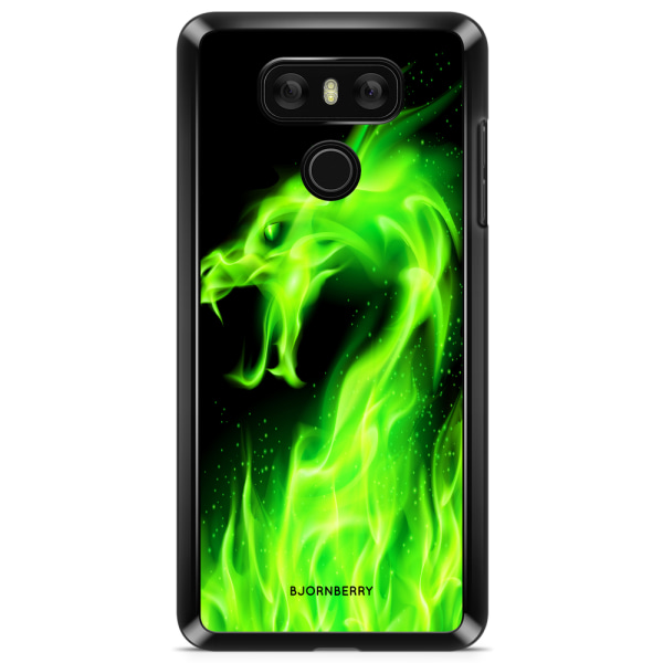 Bjornberry Skal LG G6 - Grön Flames Dragon