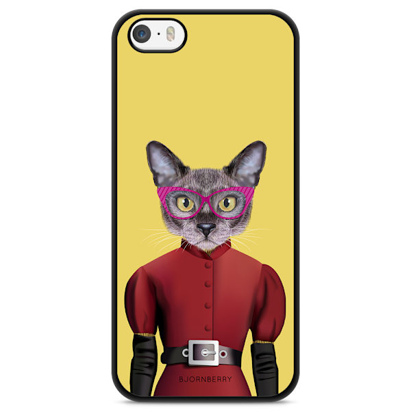 Bjornberry Skal iPhone 5/5s/SE (2016) - Hipster Katt