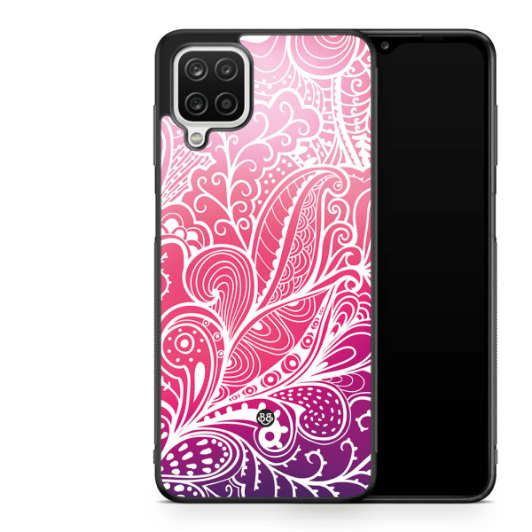 Bjornberry Skal Samsung Galaxy A12 -Färgglada Blommor