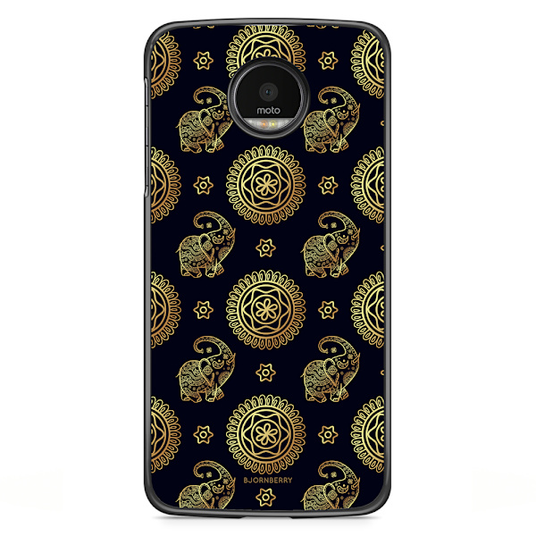 Bjornberry Skal Motorola Moto G5S Plus - Elefant Guld
