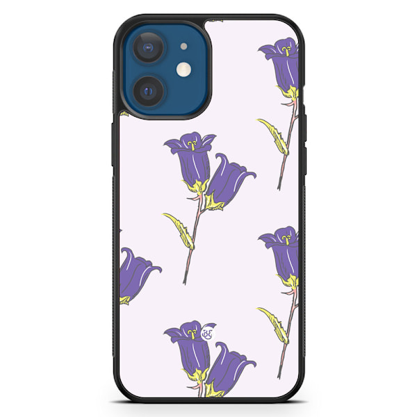 Bjornberry Hårdskal iPhone 12 - Vilda Lila Blommor