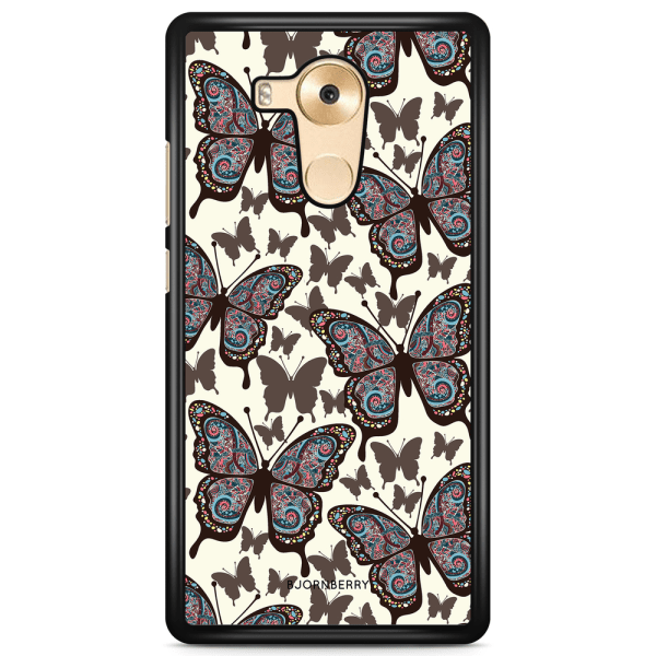 Bjornberry Skal Huawei Mate 9 - Färgglada Fjärilar