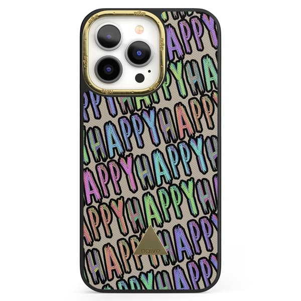 Naive iPhone 13 Pro Skal - Happy