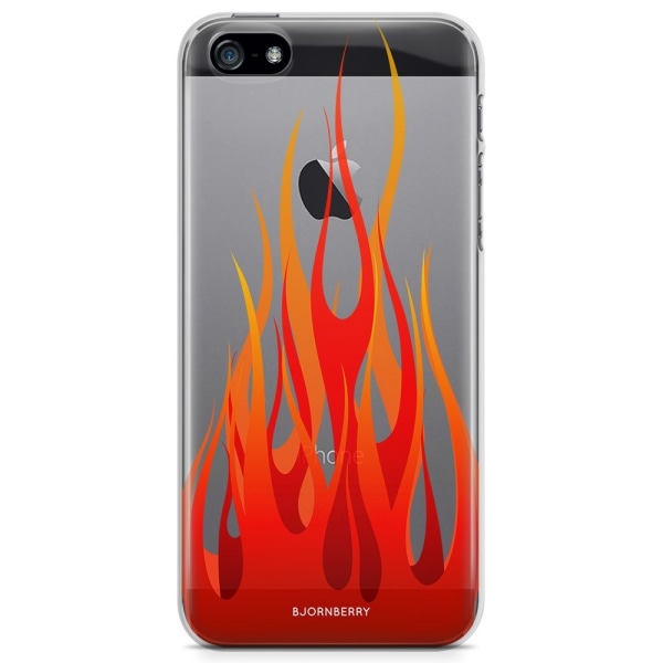 Bjornberry iPhone 5/5S/SE TPU Skal - Flames