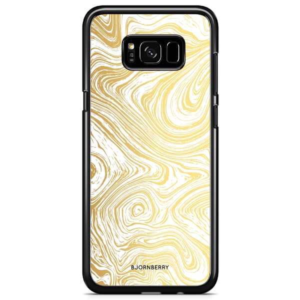 Bjornberry Skal Samsung Galaxy S8 Plus - Guld Marmor