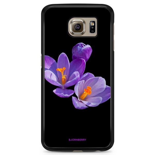 Bjornberry Skal Samsung Galaxy S6 - Lila Blommor