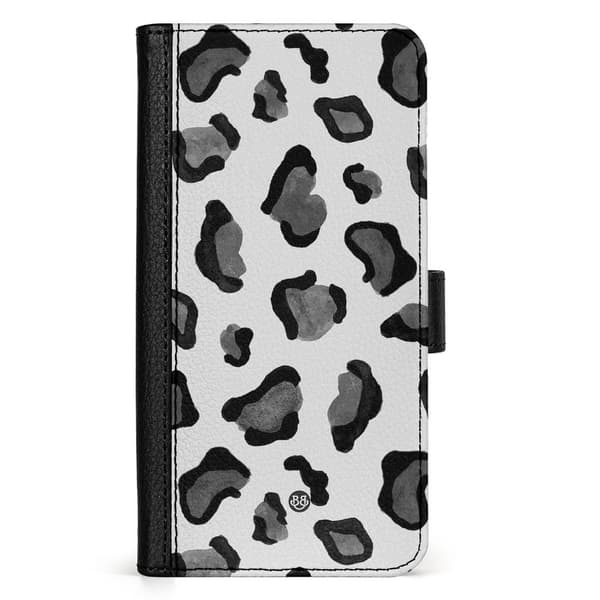 Bjornberry iPhone 15 Fodral - Grå Leopard