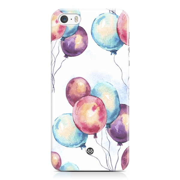 Bjornberry iPhone 5/5s/SE Premium Skal - Watercolor Balloons