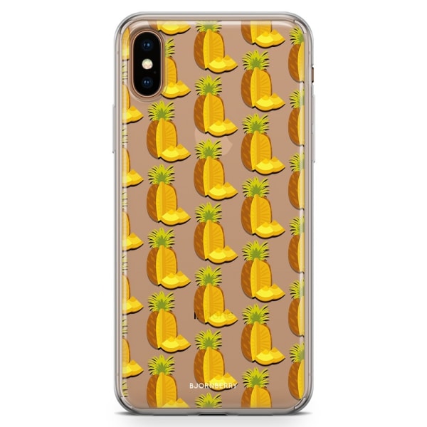 Bjornberry Hybrid Skal iPhone Xs Max  - Ananas