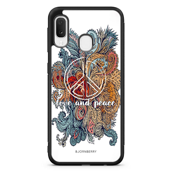 Bjornberry Skal Samsung Galaxy A20e - Love and Peace