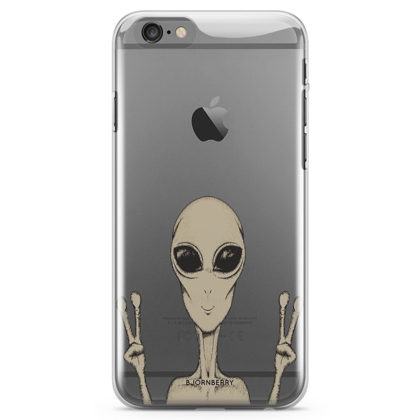 Bjornberry iPhone 6/6s TPU Skal - Peace Alien