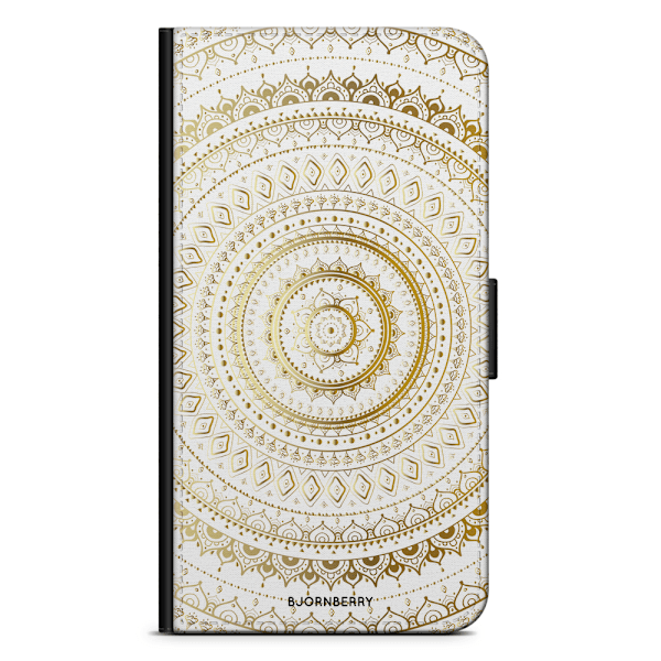 Bjornberry Plånboksfodral Sony Xperia L3 - Guld Mandala