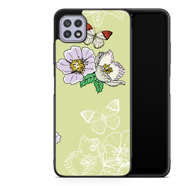 Bjornberry Skal Samsung Galaxy A22 4G  -Fjärilsblomma