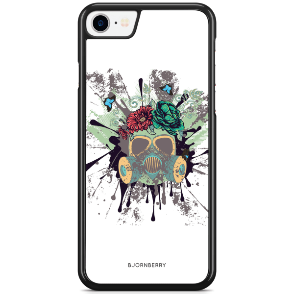 Bjornberry Skal iPhone SE (2020) - Gas Mask Blommor