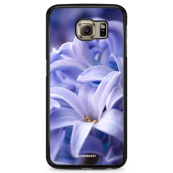Bjornberry Skal Samsung Galaxy S6 Edge - Blå blomma
