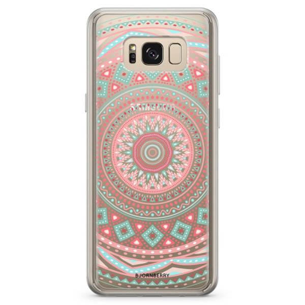 Bjornberry Skal Hybrid Samsung Galaxy S8 - Pastell Mandala