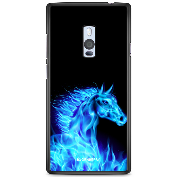 Bjornberry Skal OnePlus 2 - Flames Horse Blå
