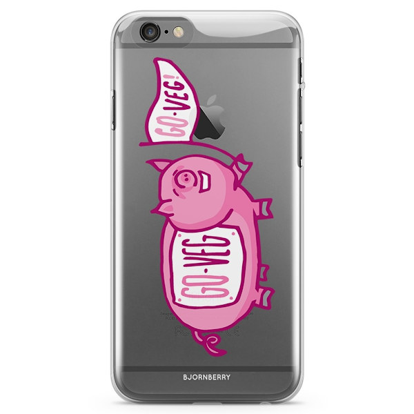 Bjornberry iPhone 6 Plus/6s Plus TPU Skal - Rosa Gris
