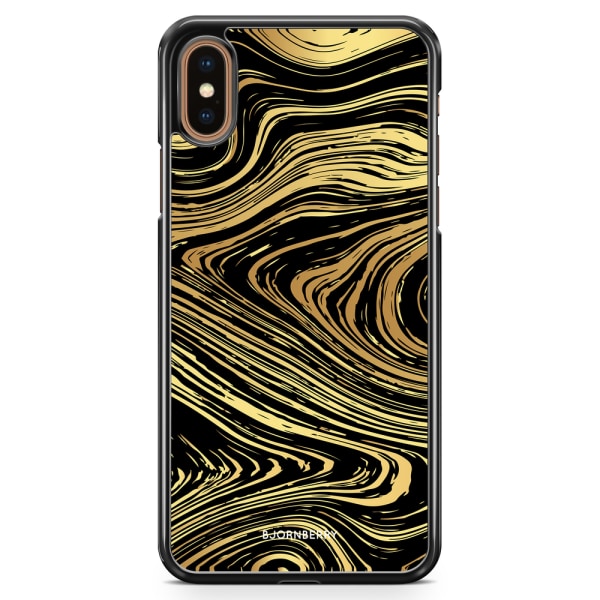 Bjornberry Skal iPhone XS Max - Guld Marmor