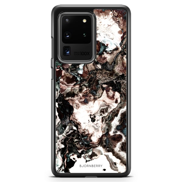 Bjornberry Skal Samsung Galaxy S20 Ultra - Brun Marmor