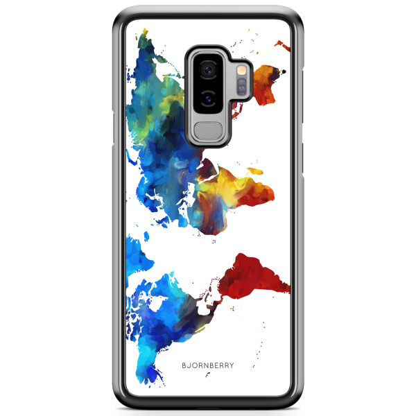 Bjornberry Skal Samsung Galaxy S9 Plus - Världskarta