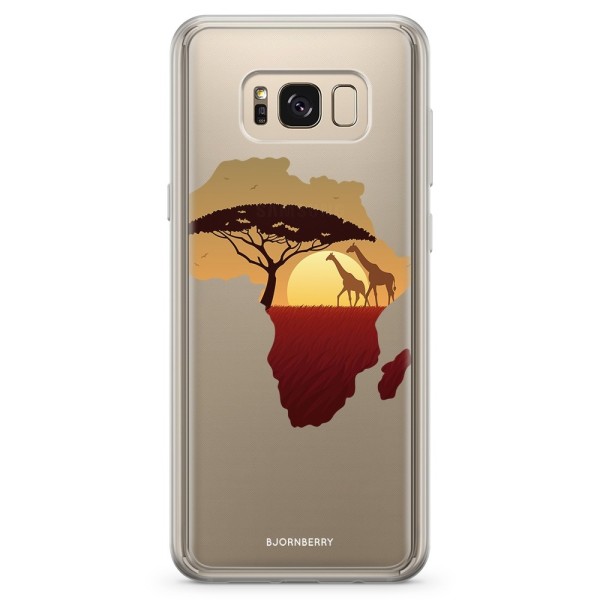 Bjornberry Skal Hybrid Samsung Galaxy S8 - Afrika Svart