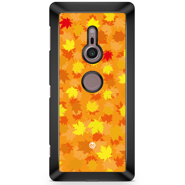 Bjornberry Sony Xperia XZ2 Skal - Orange/Röda Löv