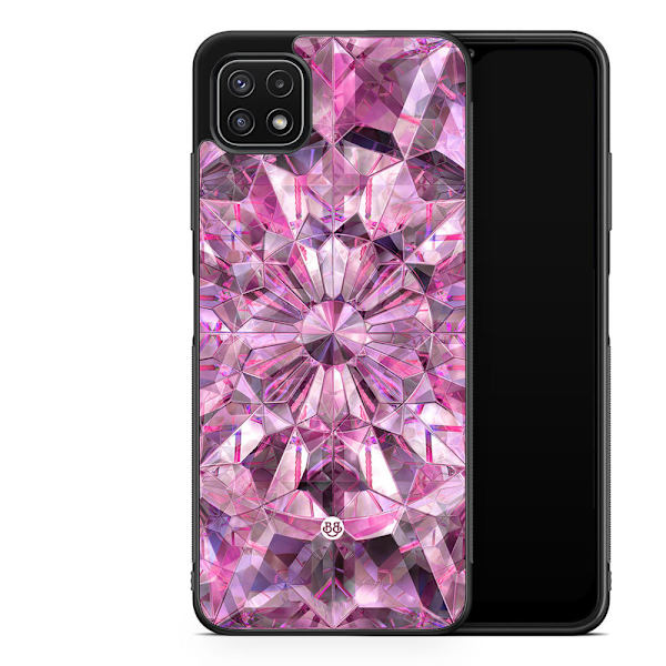 Bjornberry Skal Samsung Galaxy A22 5G -Rosa Kristaller