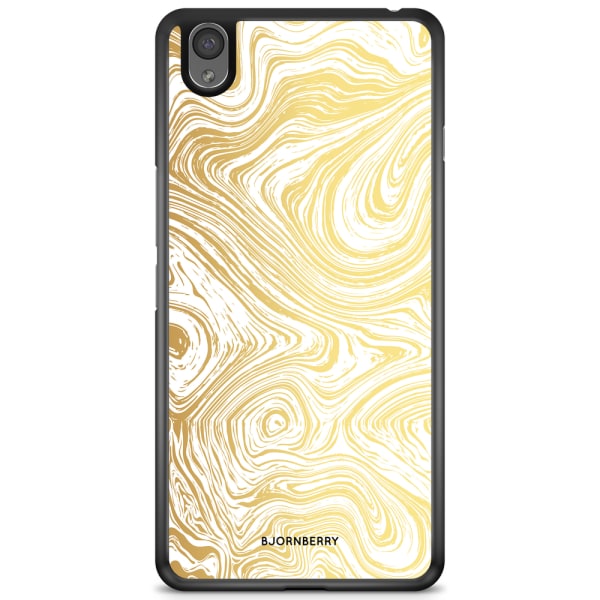 Bjornberry Skal OnePlus X - Guld Marmor