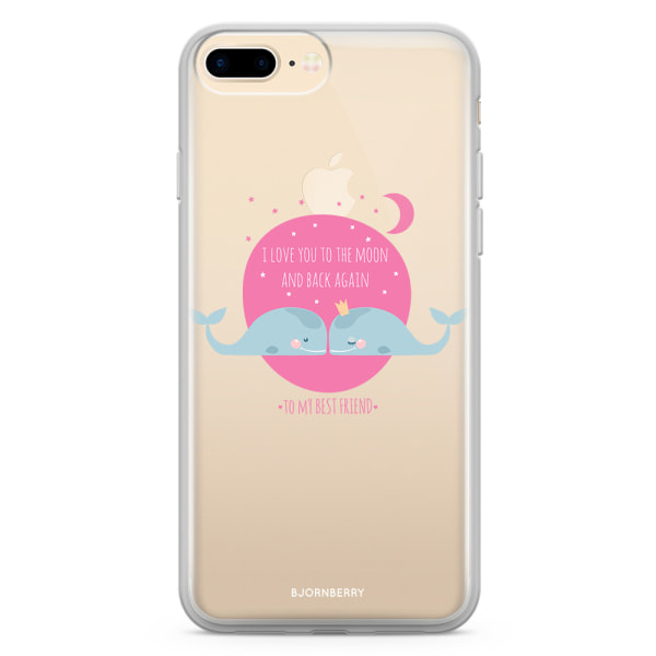Bjornberry Skal Hybrid iPhone 7 Plus - Love You To The Moon