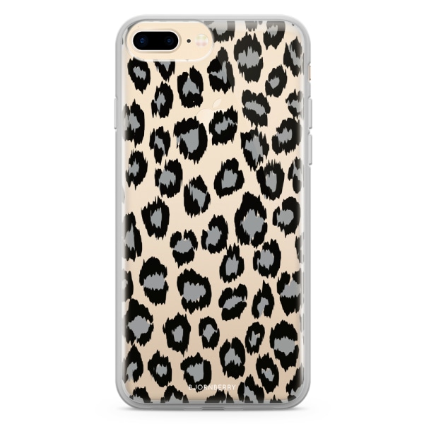 Bjornberry Skal Hybrid iPhone 7 Plus - Grå Leopard