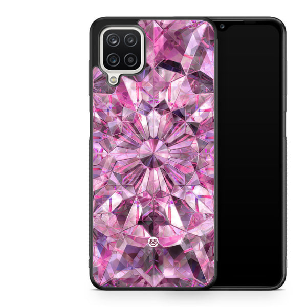 Bjornberry Skal Samsung Galaxy A12 -Rosa Kristaller