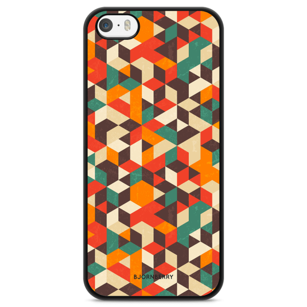 Bjornberry Skal iPhone 5/5s/SE (2016) - Retro Geometri