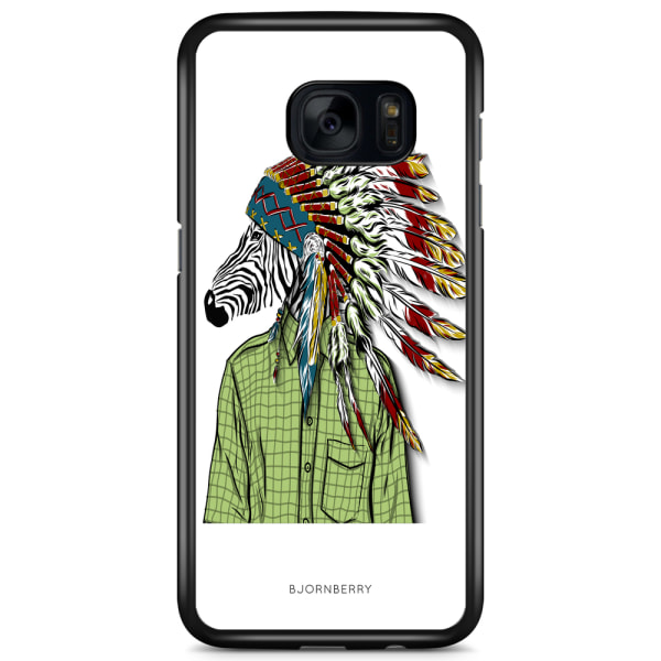 Bjornberry Skal Samsung Galaxy S7 Edge - Hipster Zebra