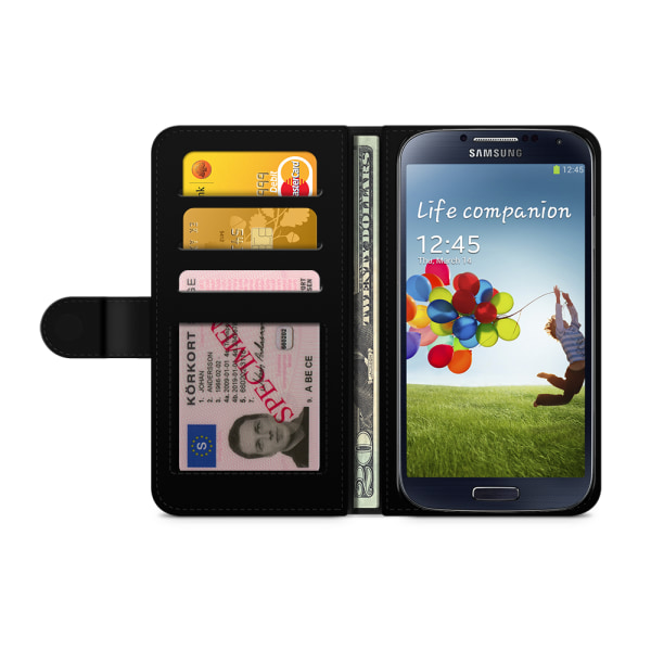 Bjornberry Fodral Samsung Galaxy S4 - Färgglada Blommor