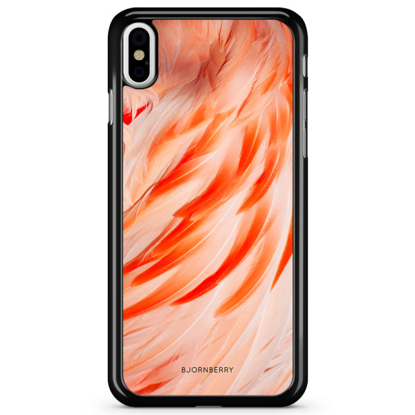 Bjornberry Skal iPhone X / XS - Flamingo Fjädrar