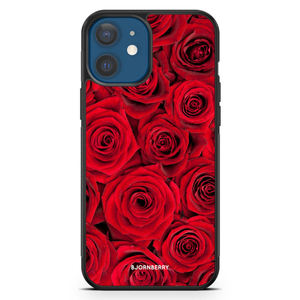 Bjornberry Hårdskal iPhone 12 Mini - Röda Rosor