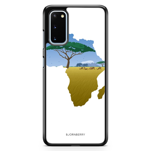 Bjornberry Skal Samsung Galaxy S20 - Afrika Vit