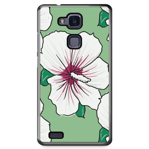 Bjornberry Skal Huawei Honor 5X - Gräddvita Blommor
