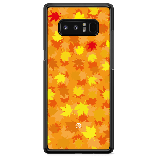 Bjornberry Skal Samsung Galaxy Note 8 - Orange/Röda Löv